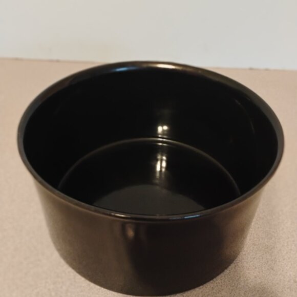 Boda Nova Sweden Straight Side Black Bowl MCM - Picture 4 of 5